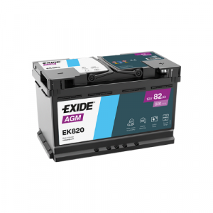 Exide Start&Stop AGM Radial EK820 12V 82Ah