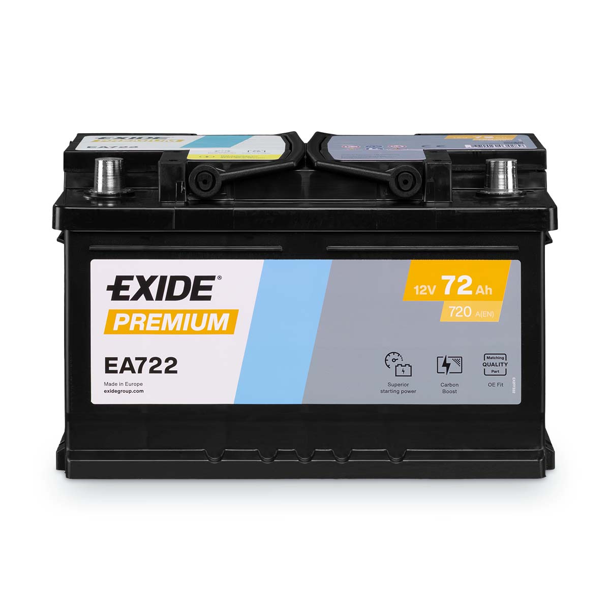 Exide Premium EA722 12V 72Ah