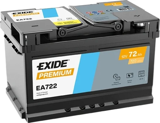 Exide Premium EA722 12V 72Ah
