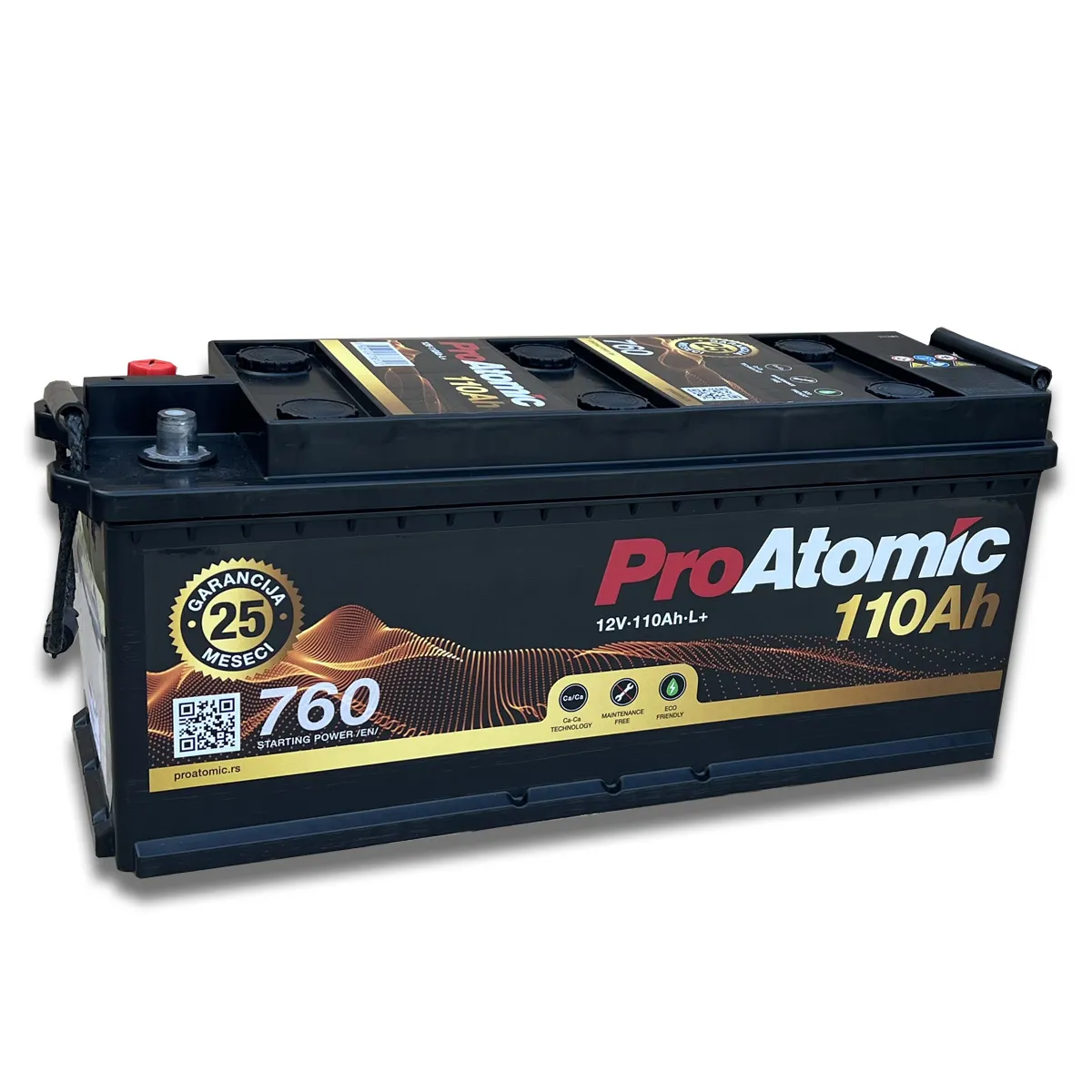Proatomic 12V 110Ah L+