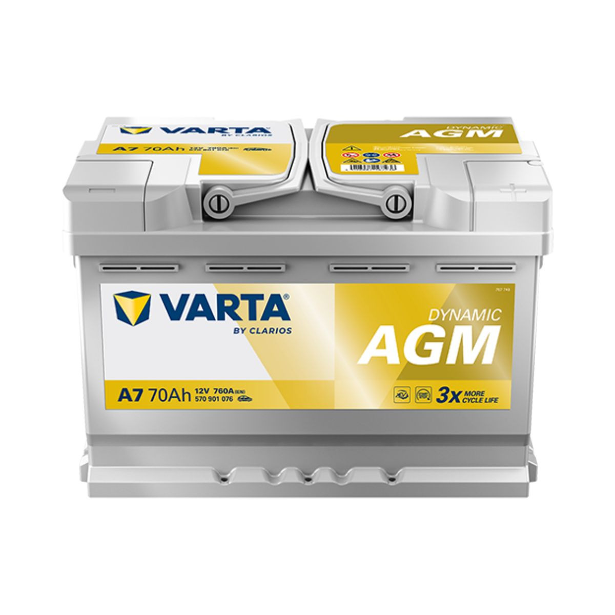 Varta AGM START STOP A7 EK700 12V 70Ah